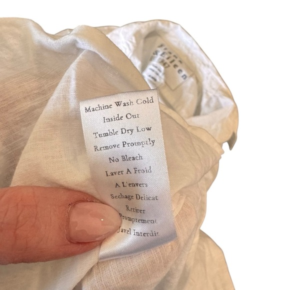 Frank & Eileen - “Eileen” White Button-Up Shirt 100% Cotton Sz XS - Picture 9 of 9